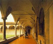 Fra Angelico View of the Convent of San Marco oil on canvas